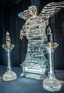 Ice exhibition winter