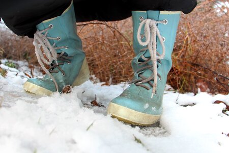 Winter blue cold