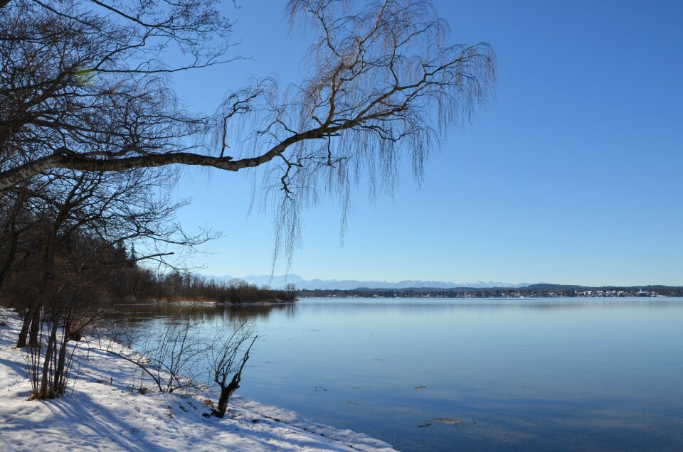 Snow landscape sparkle sun