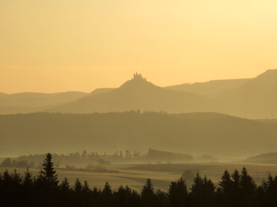 Castle landscape light