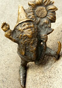 Gnome sculpture symbol