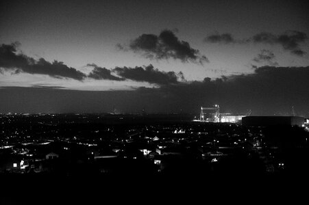 City night landscape photo