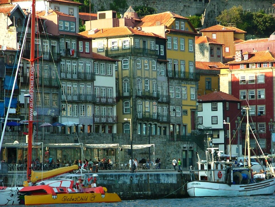 Harbor praça ribeira douro river