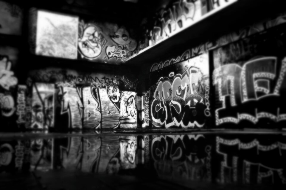Grafitti wall drawing