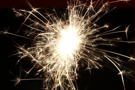 New year's eve golden shining