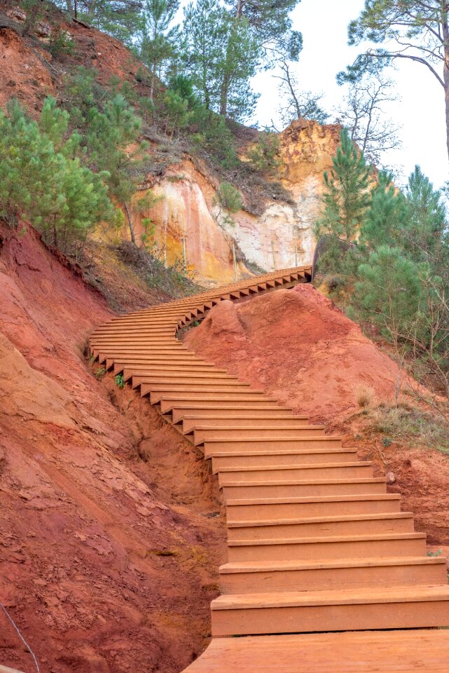 Rock red ochre provence