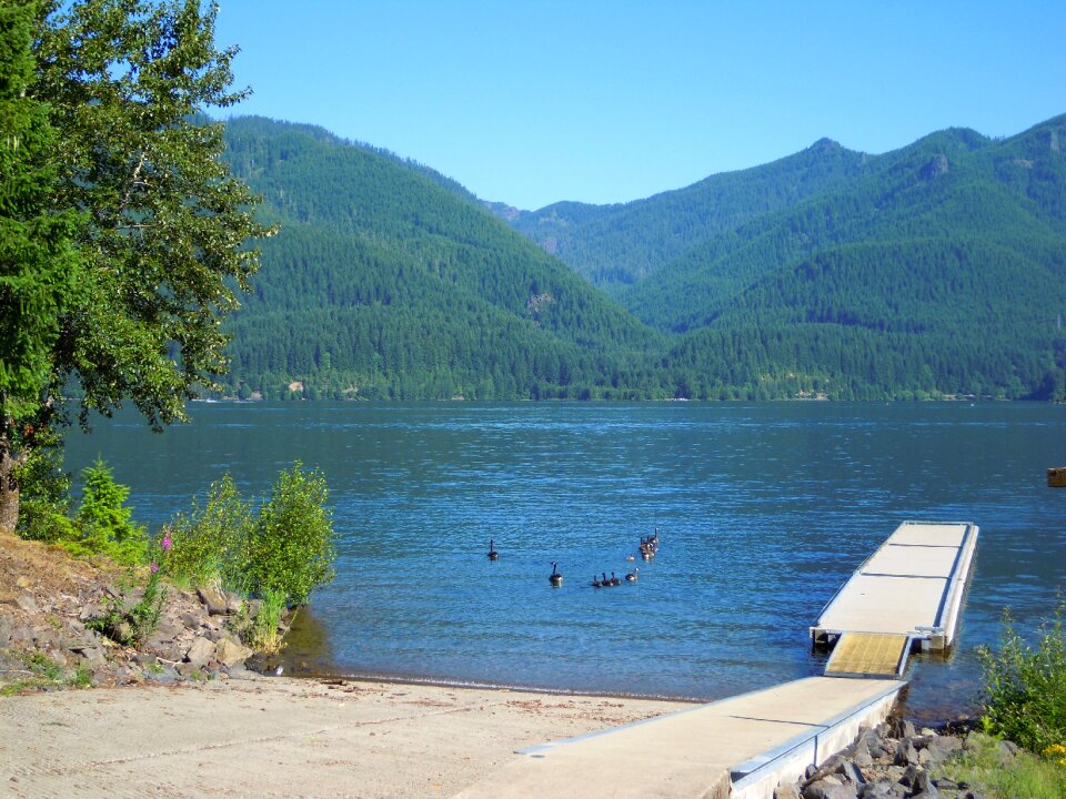 Landscape summer day