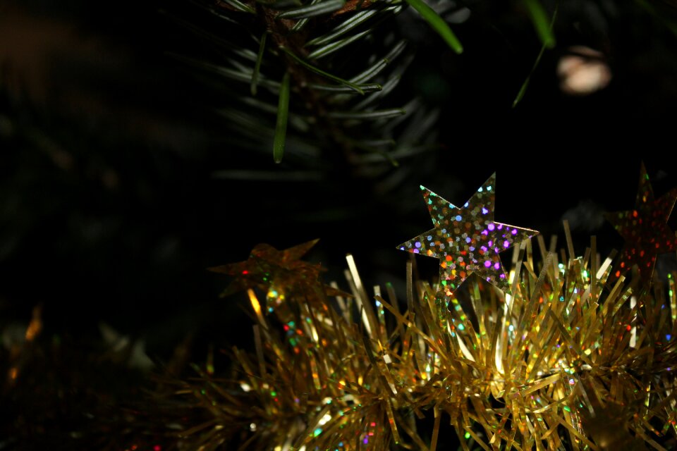 Golden advent christmas time