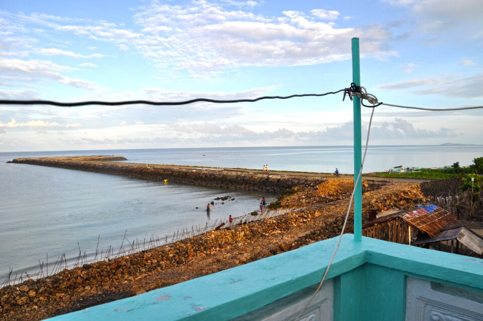 Sea balcony lonely