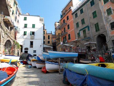 Boats italy city