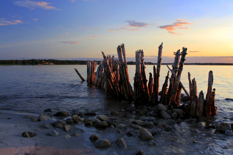 Pier harbor shore