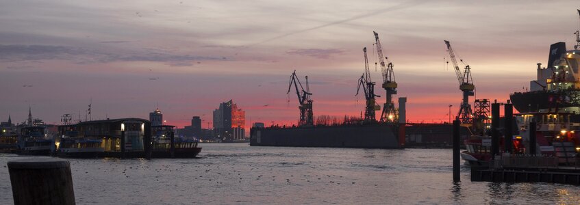 Elbe landmark hanseatic city