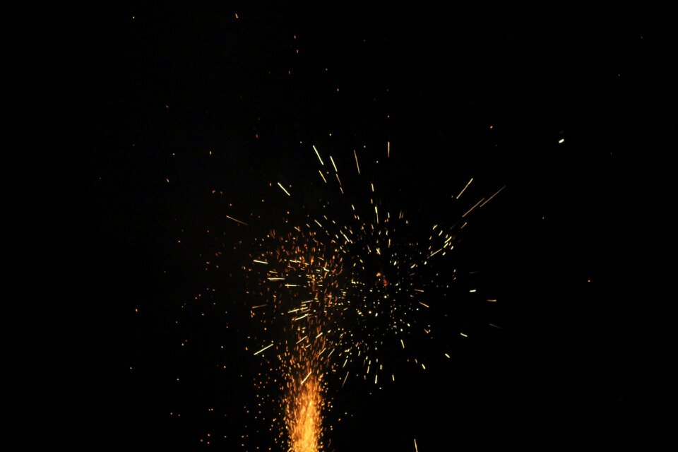 Fire to pop explosion