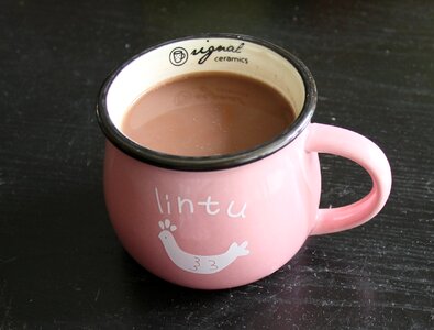 Mug cup pink photo