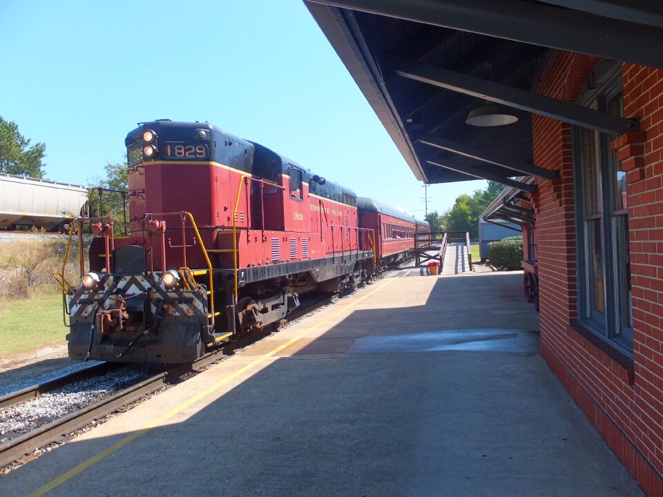 Locomotive blue train
