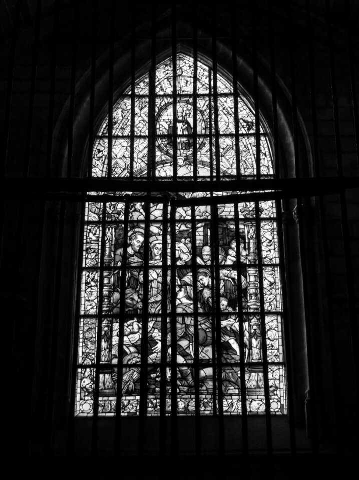 Cristalera grating black and white