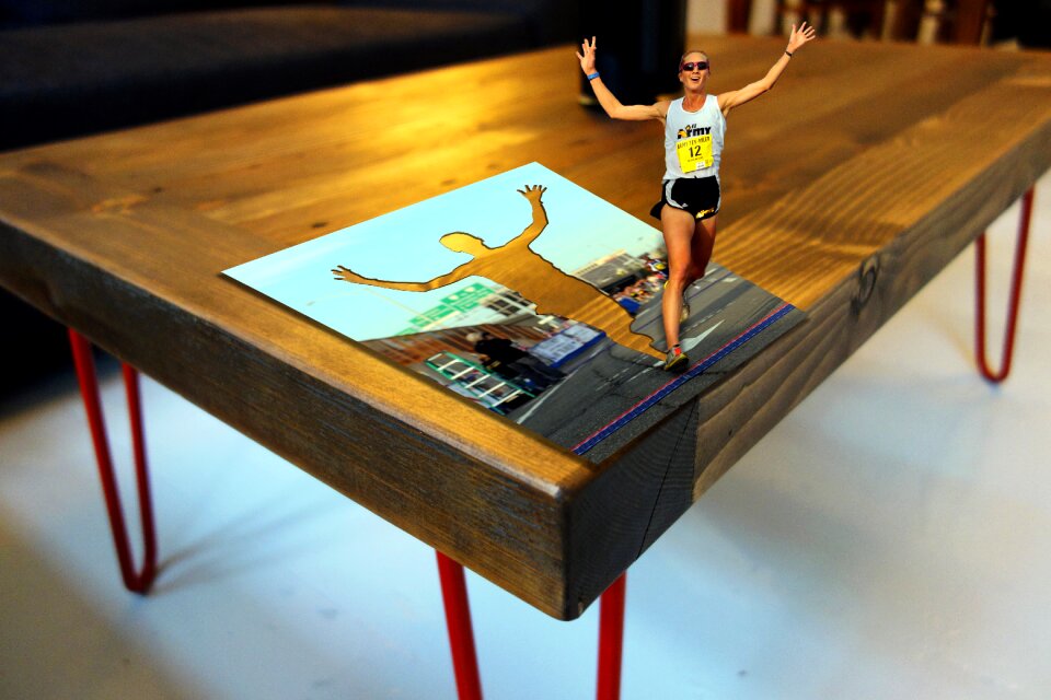 Run photo manipulation sport
