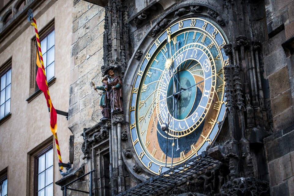 Prague clock czech republic