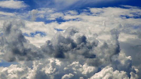 Intense sky clouds storm clouds