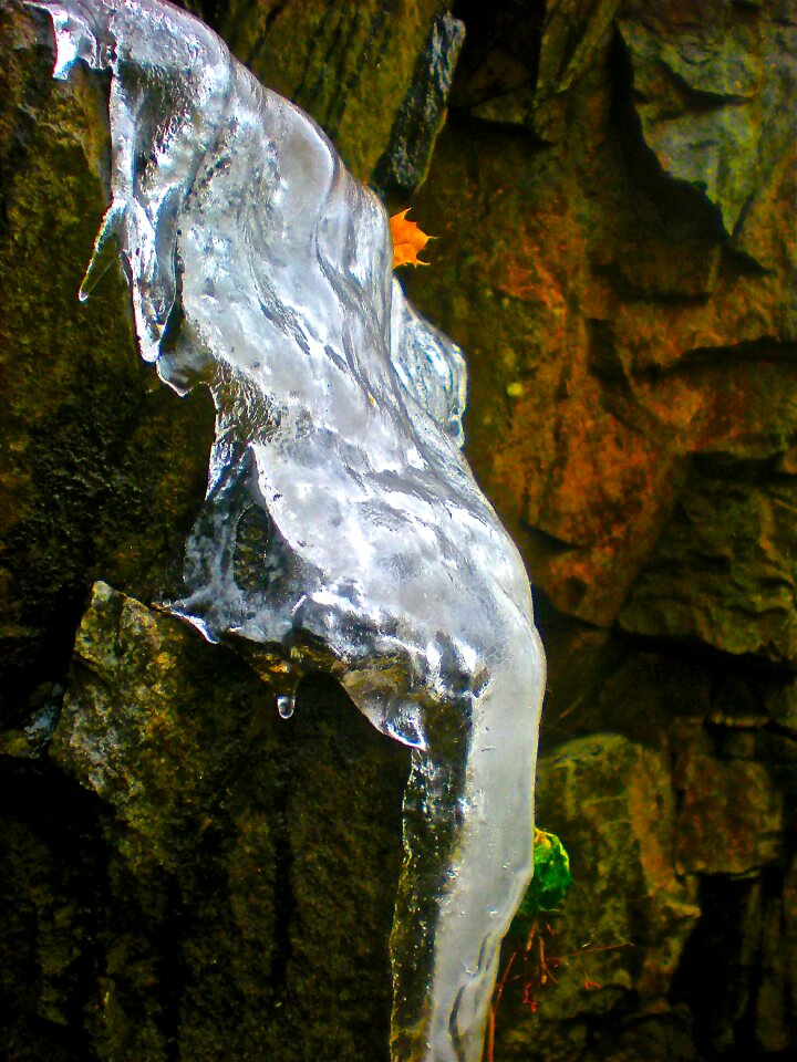 Melting ice winter natural art
