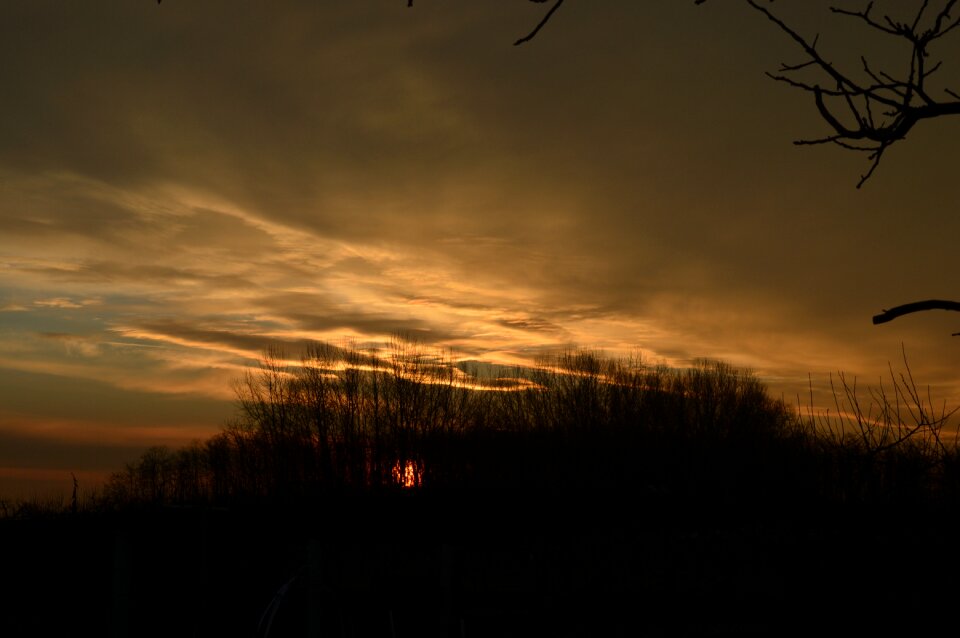 Sunrise nature early
