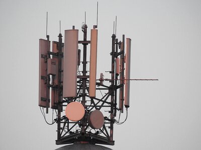 Radio antenna communication mobile antenna