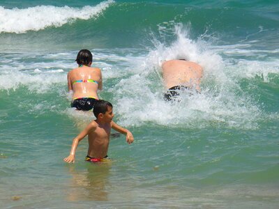 Sea water blue photo