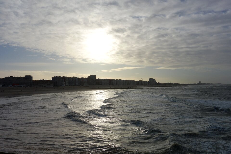Blue sky sun coast