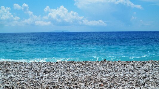 Sand lazur the coast photo