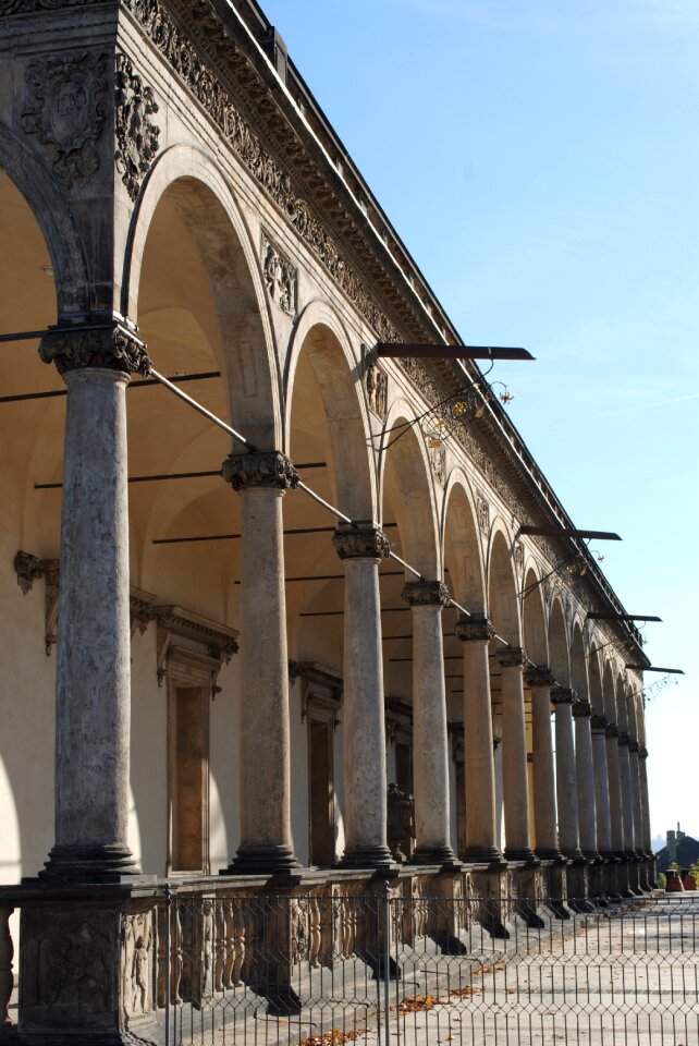 Architecture columns building
