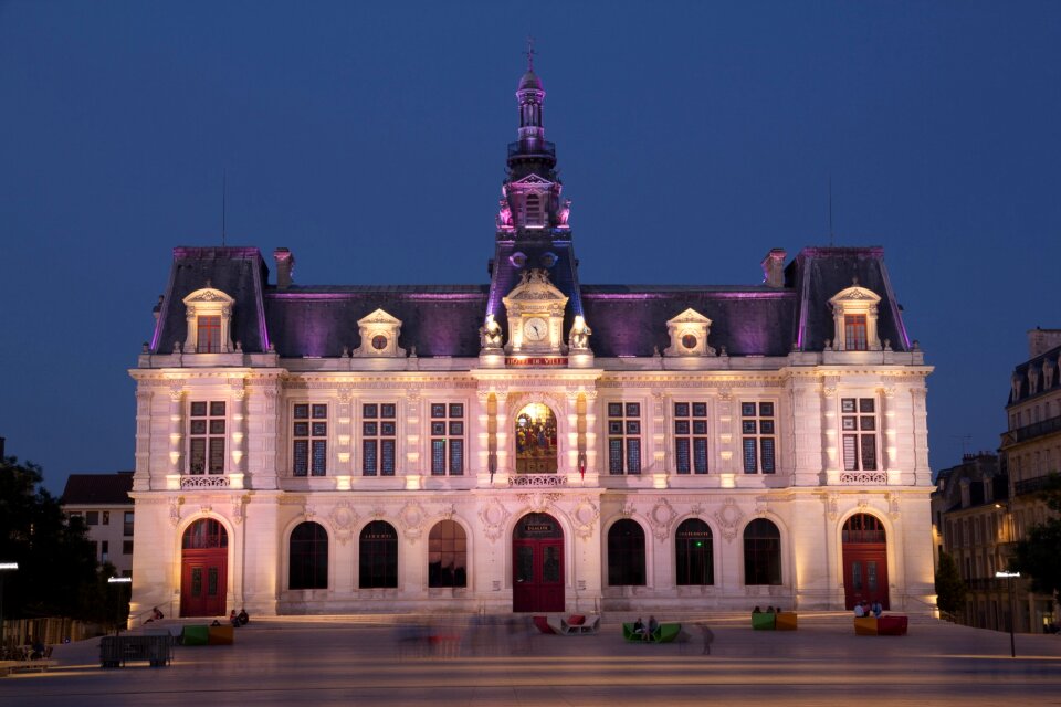 Blue hour poitiers long exposure