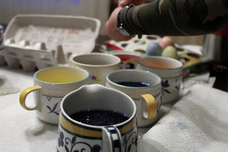 Colors paint gray egg
