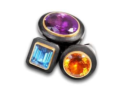 Jewelry precious stones ring