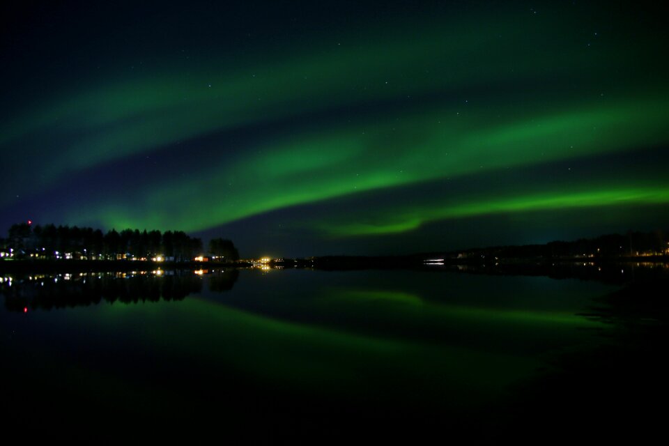 Night mirroring sweden
