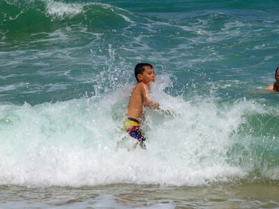 Beach fun water