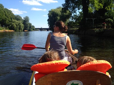 Hamburg paddle girl