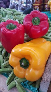 Yellow red vegetables