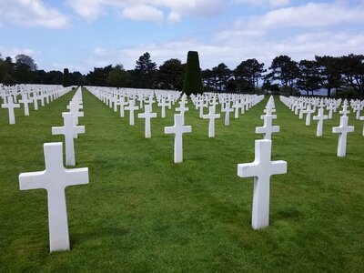 Military cemetery france mourning photo