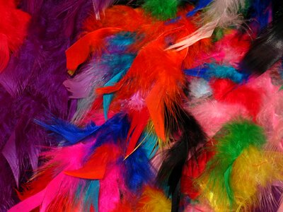Stoles colorful background photo