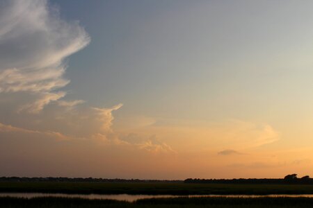 Sky clouds cumulus scenic