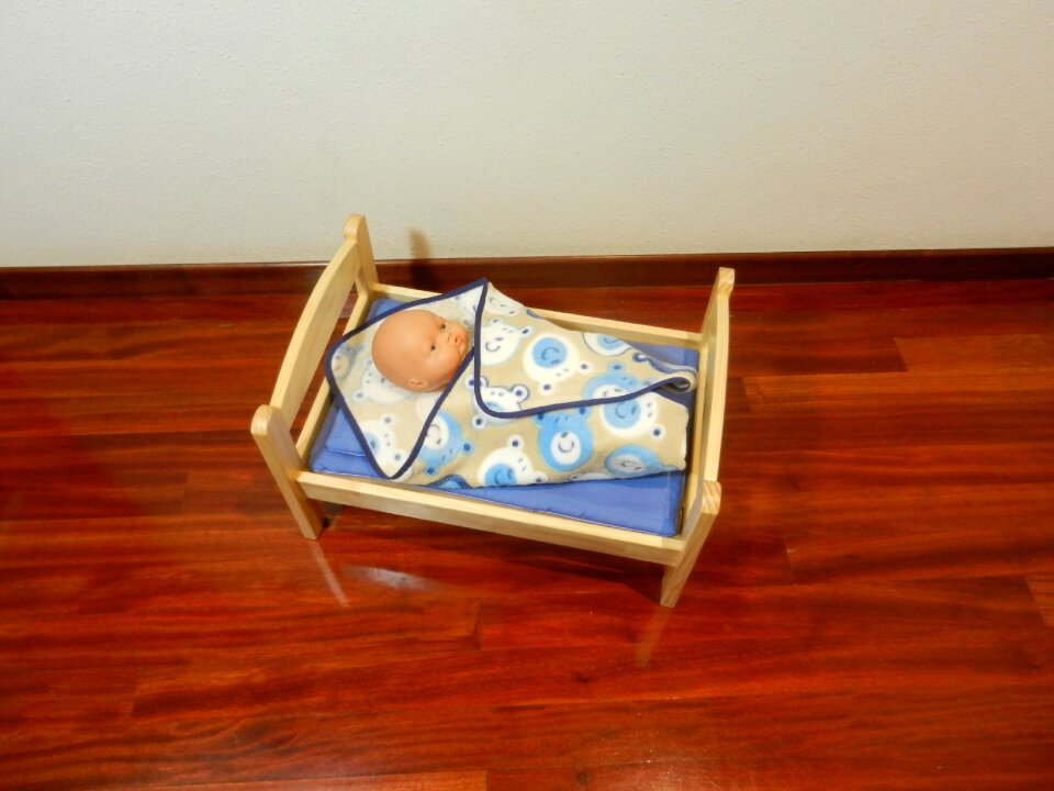 Bed dolls snowman toy