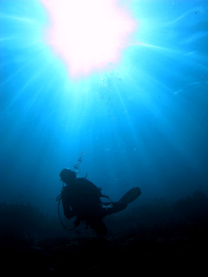 Scuba underwater