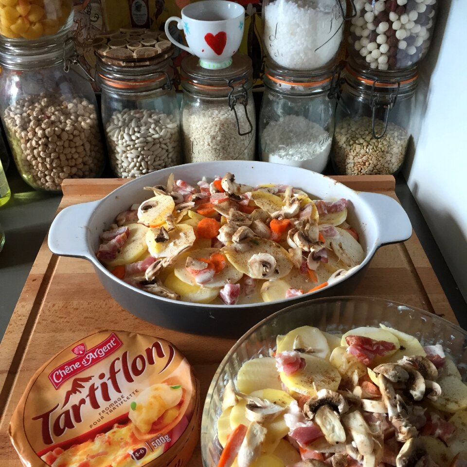 Tartiflette cheese kitchen