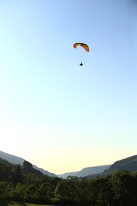 Paragliding fly sports