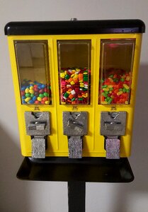 Snack gumball machine photo