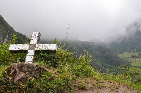 Cruz mountain landscape
