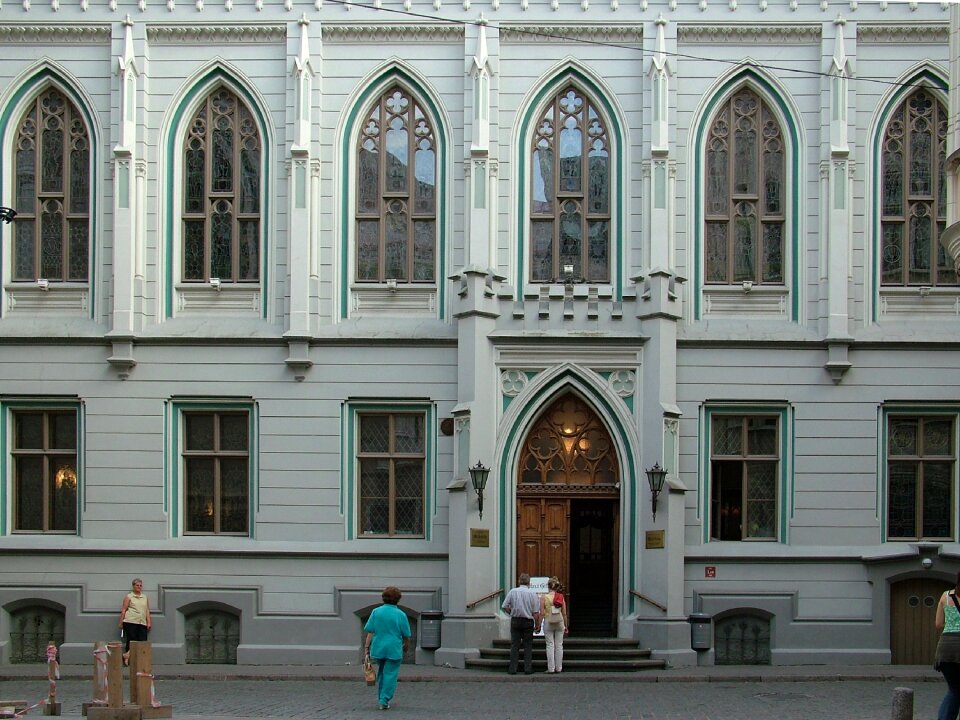 Riga building historic center