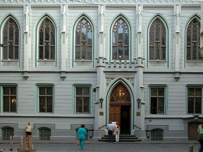 Riga building historic center
