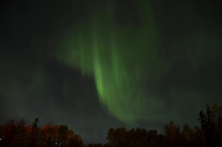 Northern borealis aurora photo