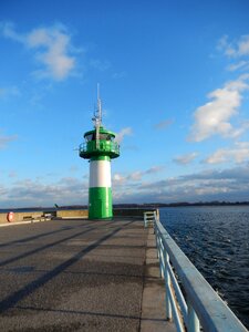 Baltic sea travemünde harbour entrance photo